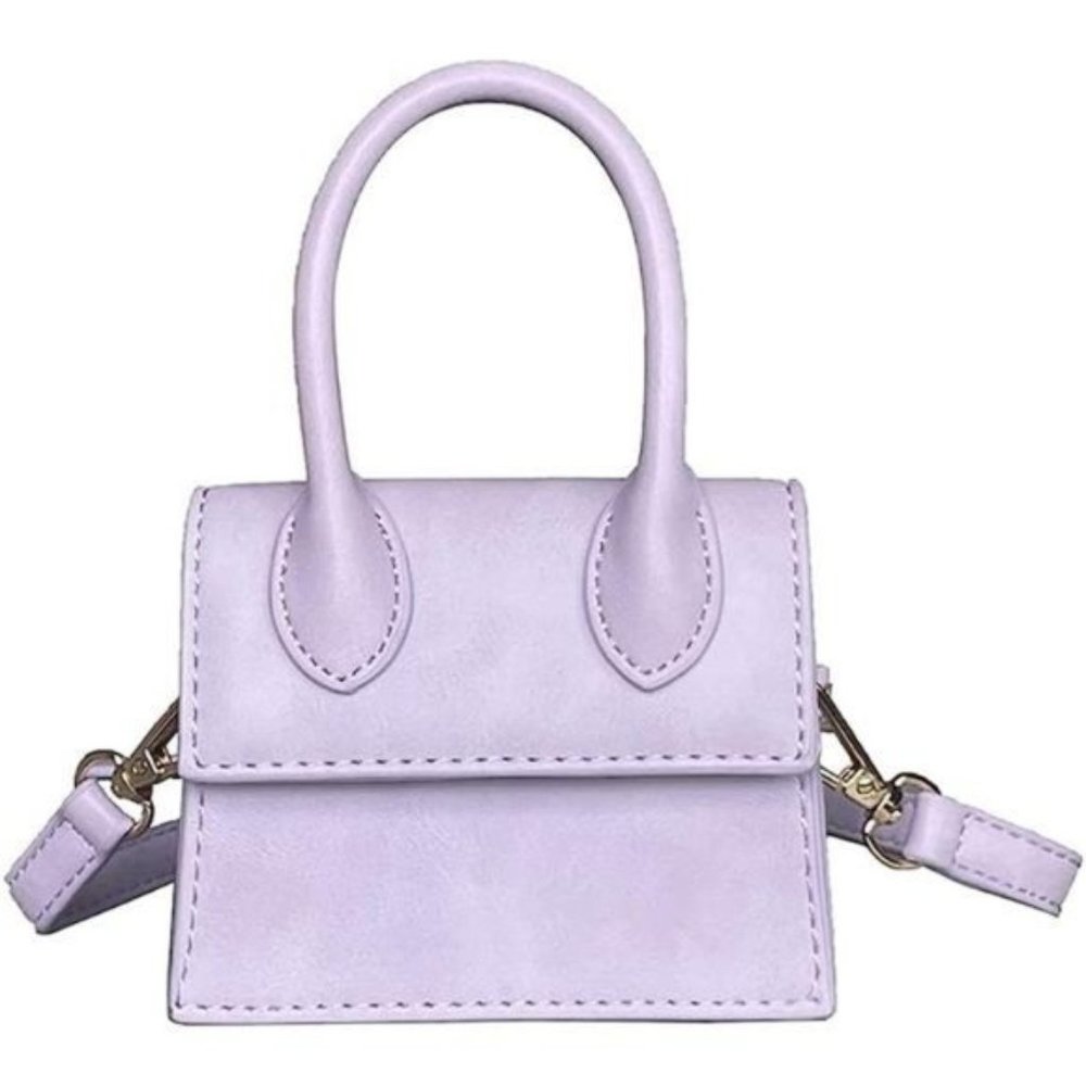 Cute Purse Mini Crossbody Bags for Women Light Purple